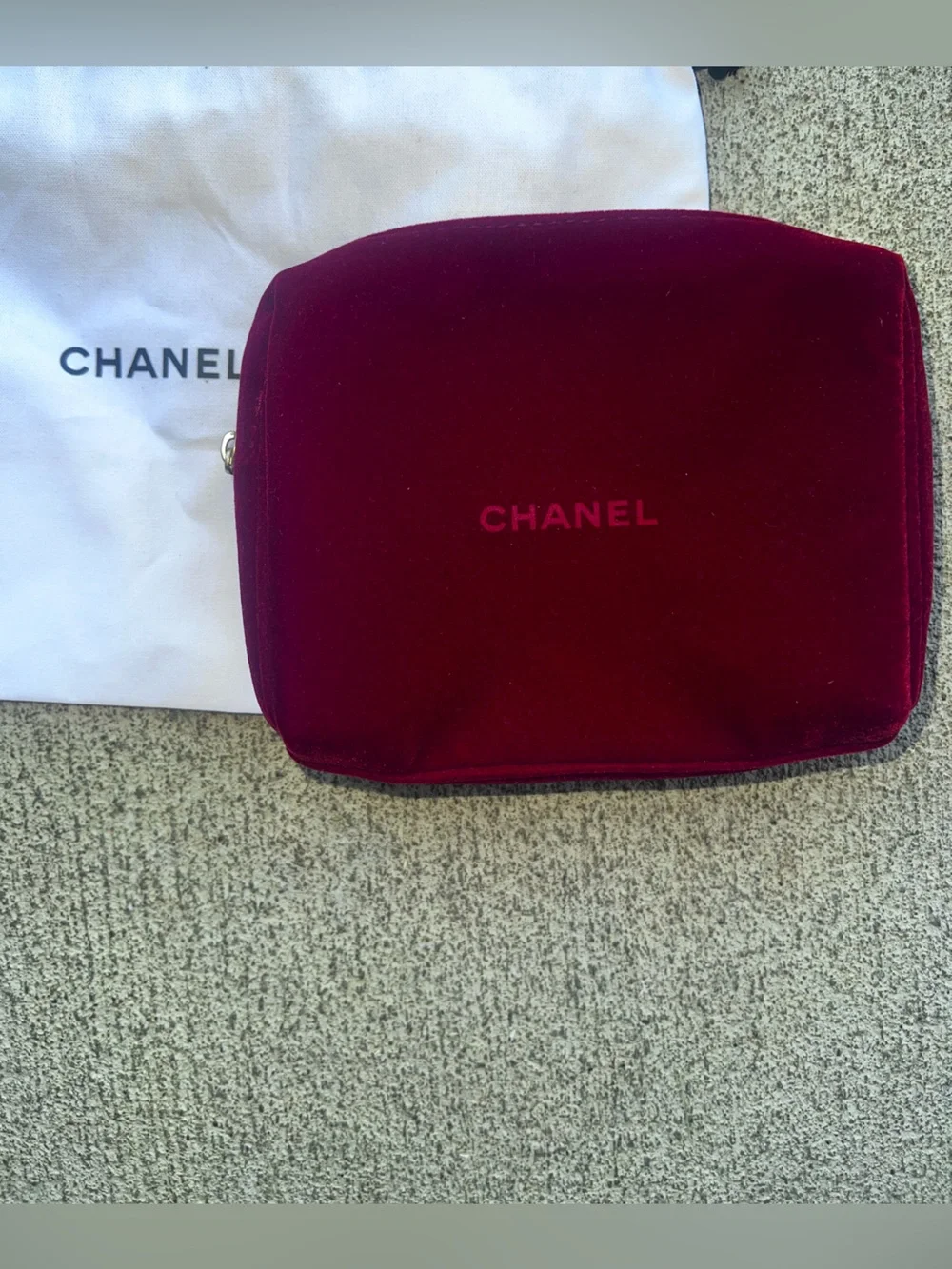 CHANEL velvet cosmetic